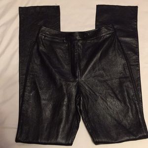 Vintage Wilson Leather Pants Size 8  FIT LIKE a size 4